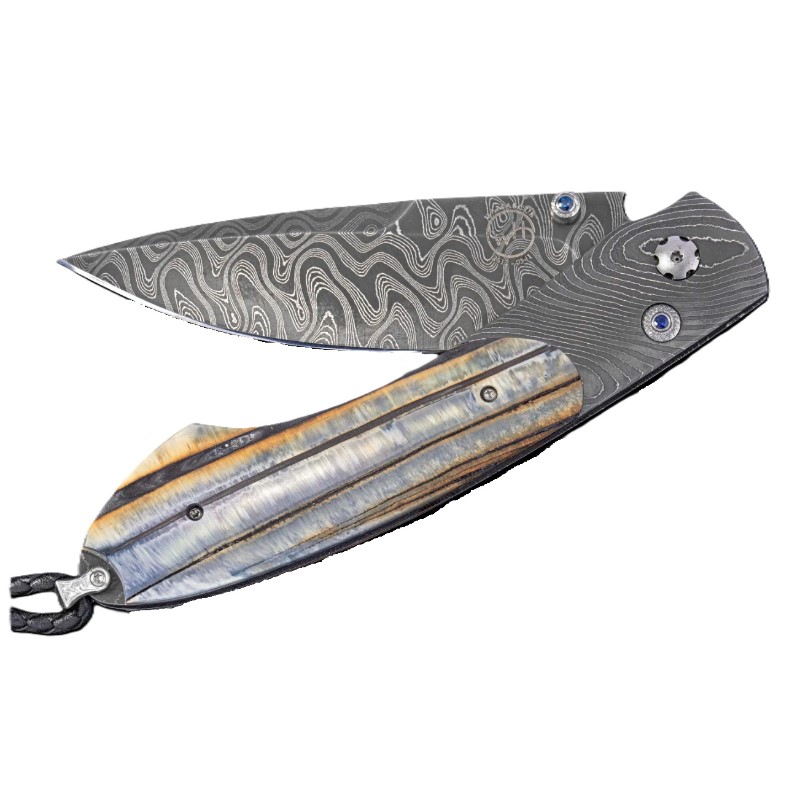 William Henry Storms End Pocketknife featuring Fossil Woolly Mammoth Tooth